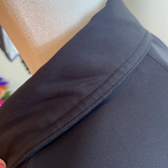 rag & bone Black Jersey Midi Dress work or Cocktail LBD XL 12 - Picture 8 of 11